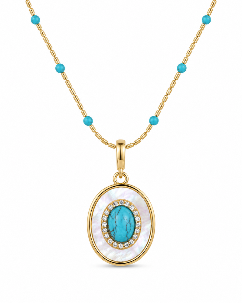 Solara Turquoise Pendant Necklace alternate view 1
