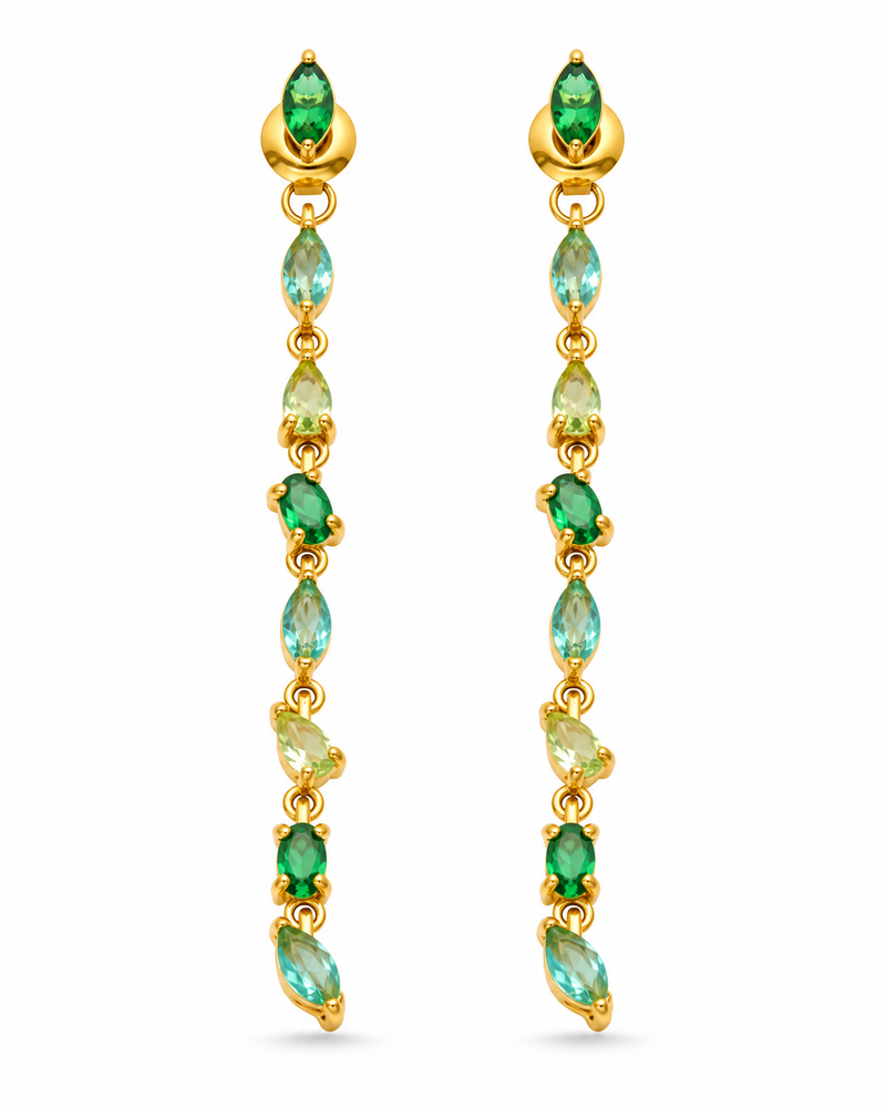Aurora Gem Cascade Earrings alternate view 4