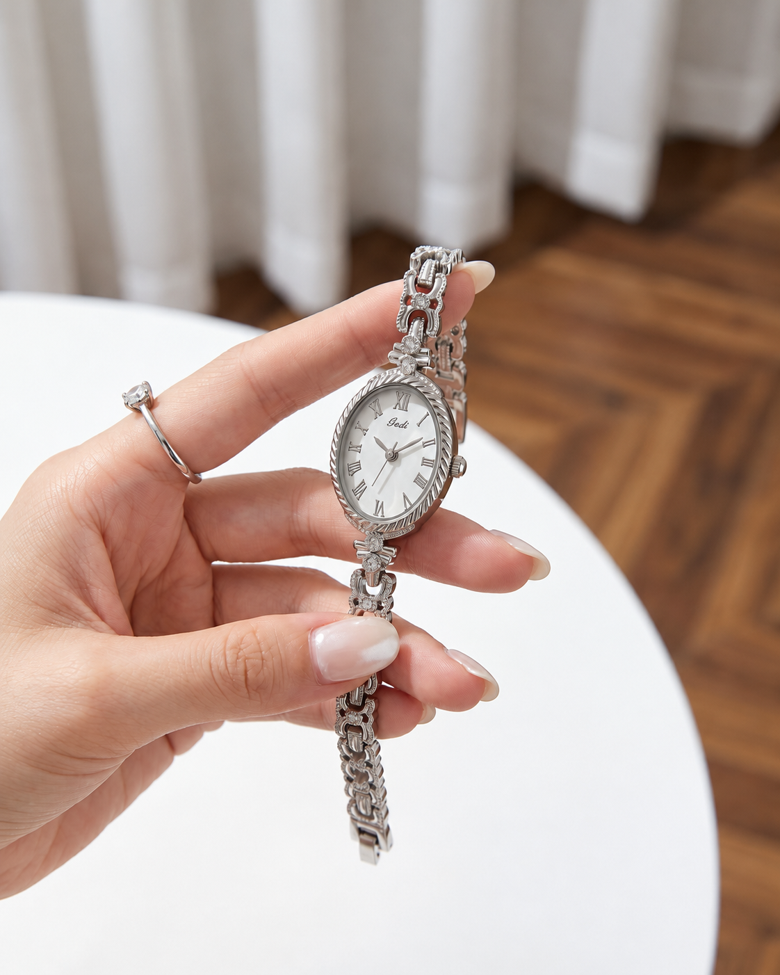 Vintage Oval Bracelet Watch