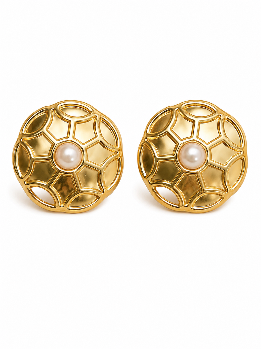 Éclat Pearl Accent Earrings