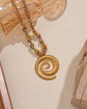 Solene Spiral Shell Choker