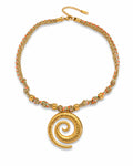 Solene Spiral Shell Choker