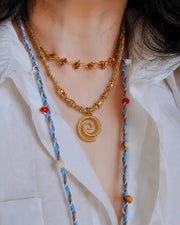 Solene Spiral Shell Choker