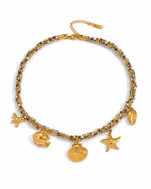Coral Cove Charm Choker