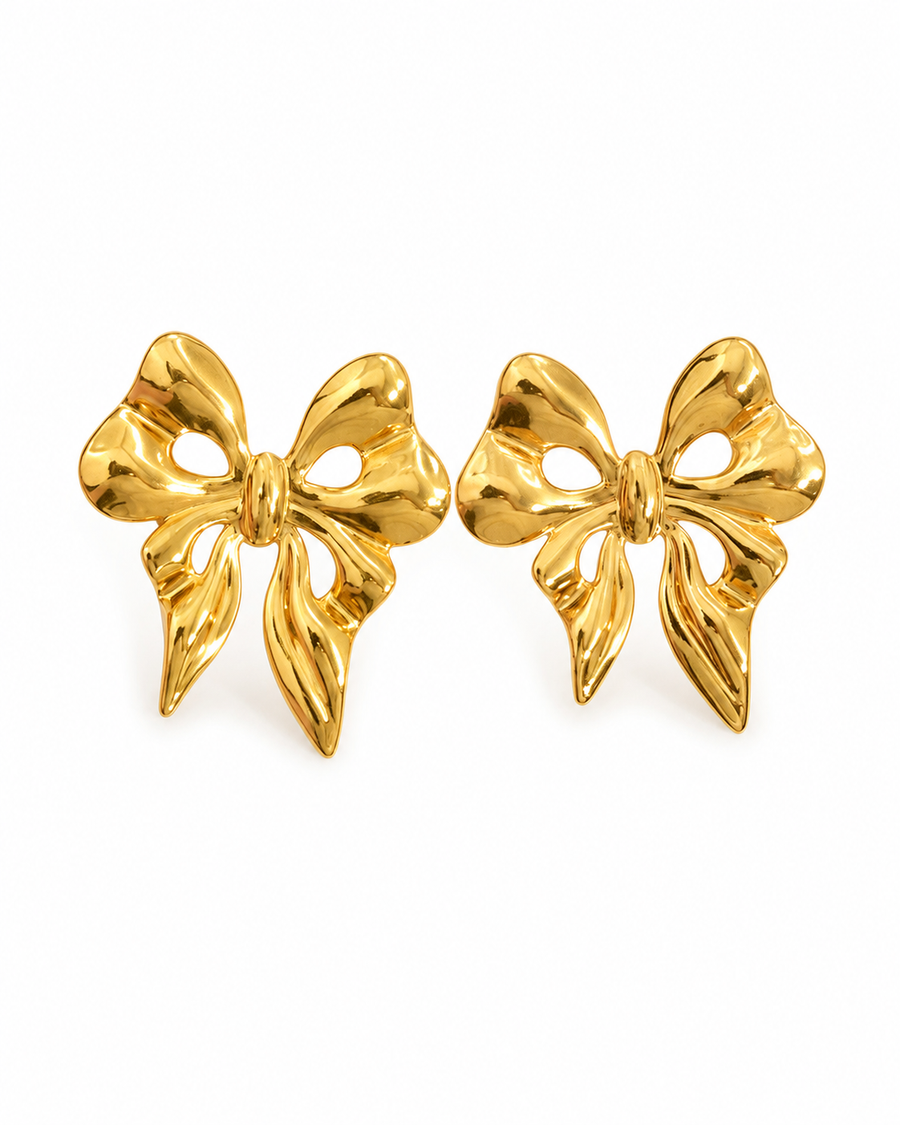 Golden Muse Stud Earrings