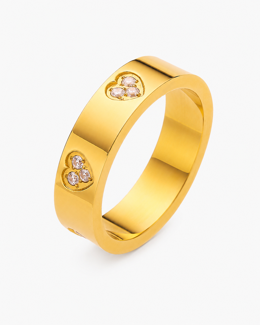 Amour Zircon Band Ring