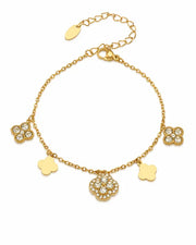 Collection de colliers et bracelets à breloques Aurelia Trèfle