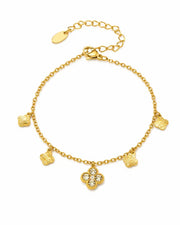 Collection de colliers et bracelets à breloques Aurelia Trèfle