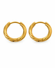 Élan Twisted Hoop Earrings