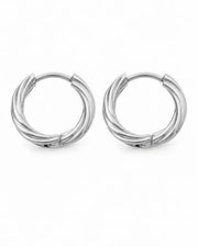 Élan Twisted Hoop Earrings