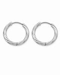 Élan Twisted Hoop Earrings