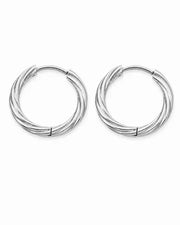 Élan Twisted Hoop Earrings
