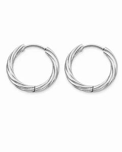 Élan Twisted Hoop Earrings