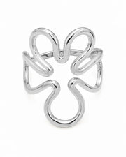 Fluid Forms Sculptural Openwork Ring Collection