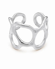 Fluid Forms Sculptural Openwork Ring Collection