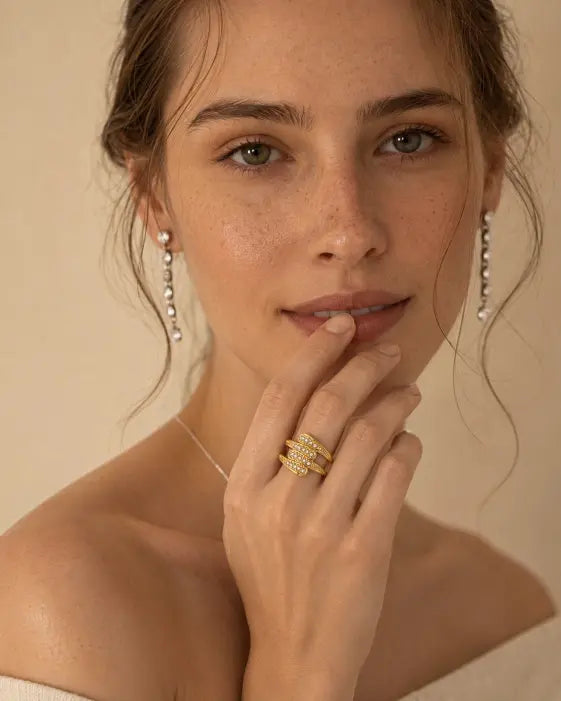 Mariposa Pavé Butterfly Open Ring