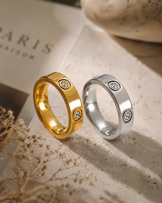 Solenne Gold Statement Ring