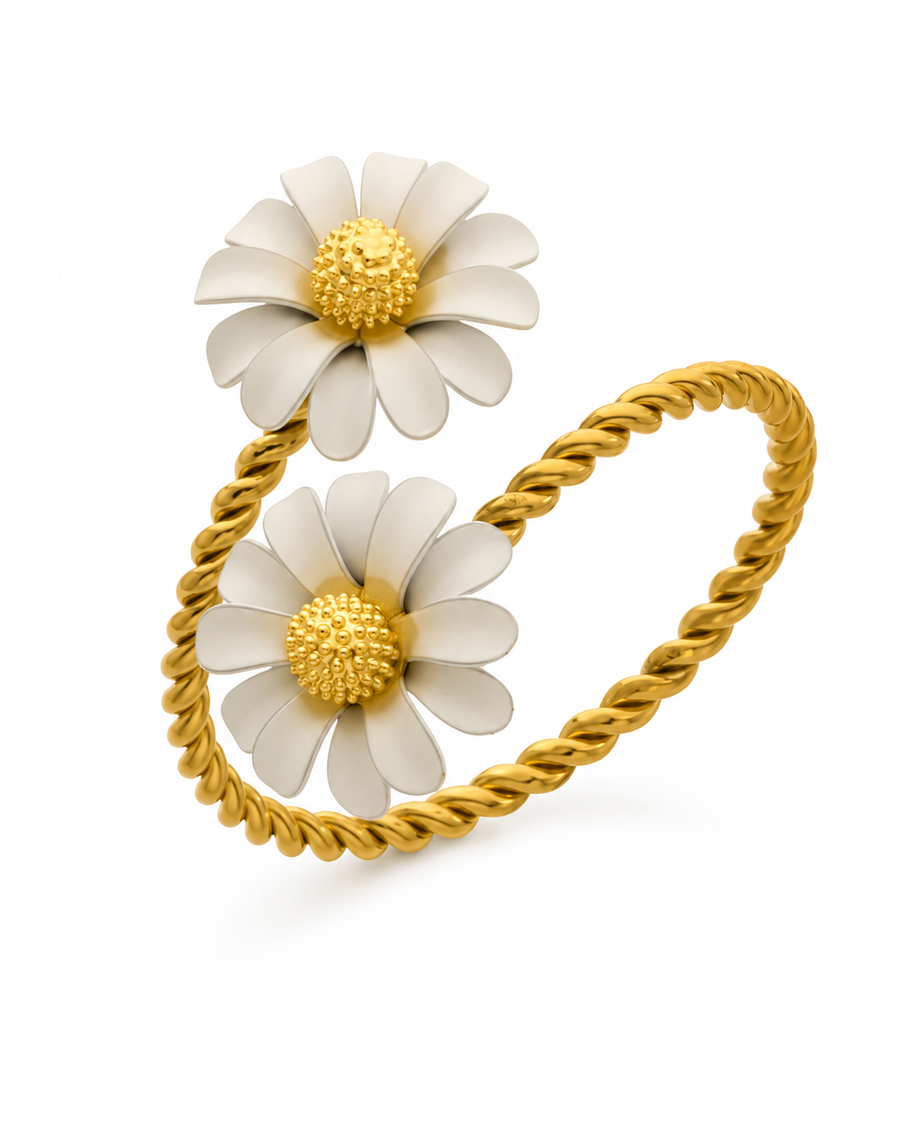 Celeste Floral Open Ring Collection