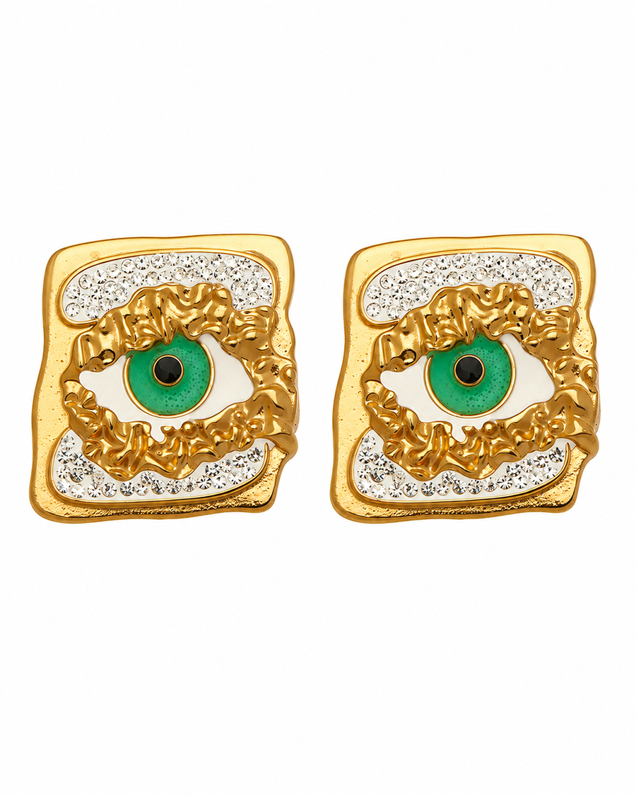 Verde Eye Statement Earrings