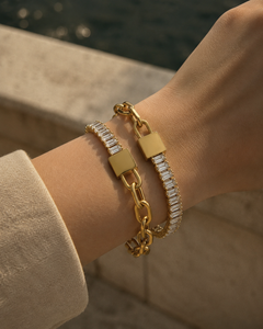Baguette Link Bracelet