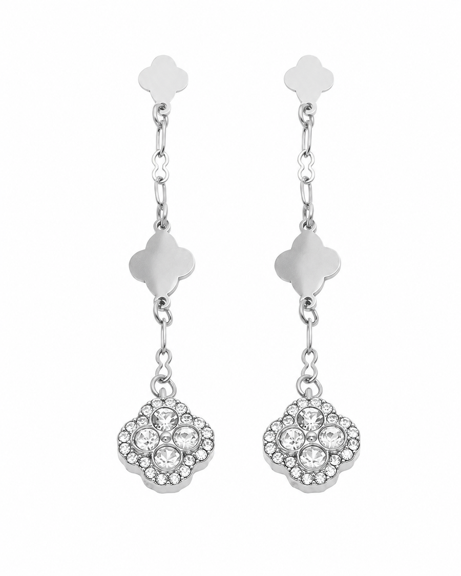 Lumi Clover Drop Earrings