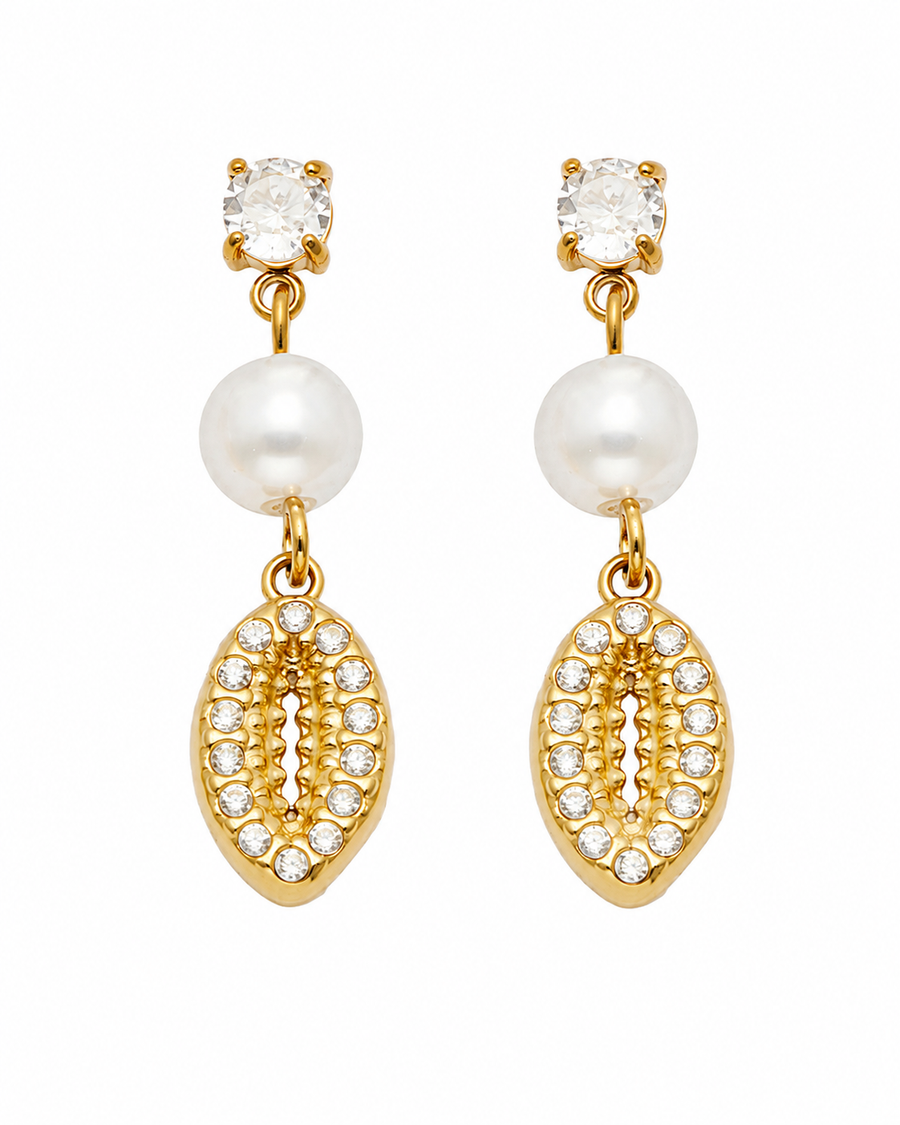 Maris Ocean Pearl Drop Earrings