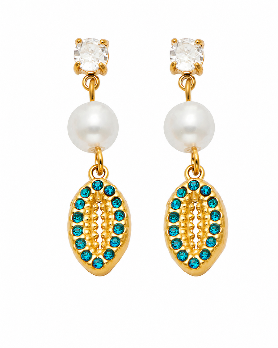 Maris Ocean Pearl Drop Earrings