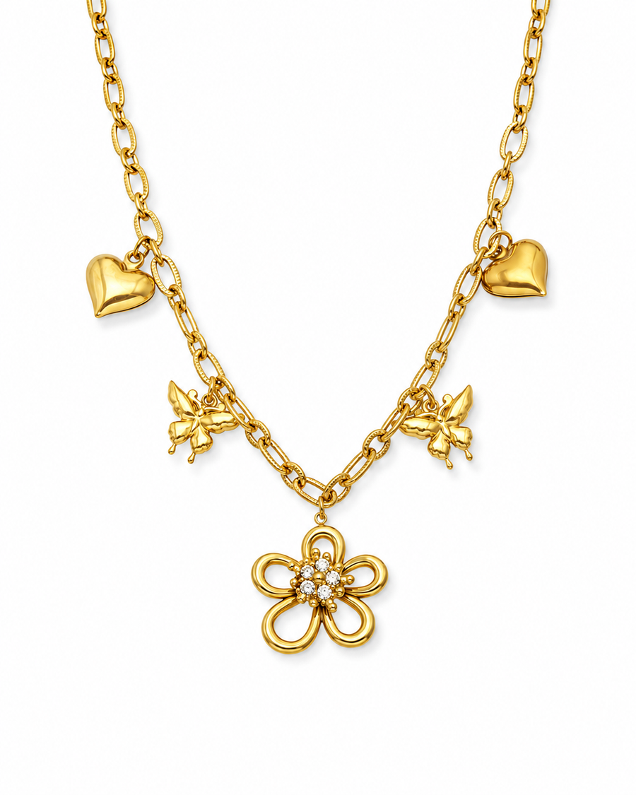 Elara Garden Charm Necklace & Bracelet