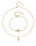 Celestia Zircon Cross Set