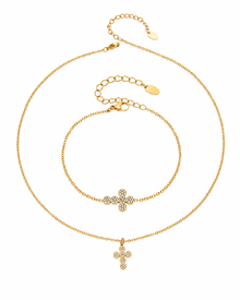 Celestia Zircon Cross Set