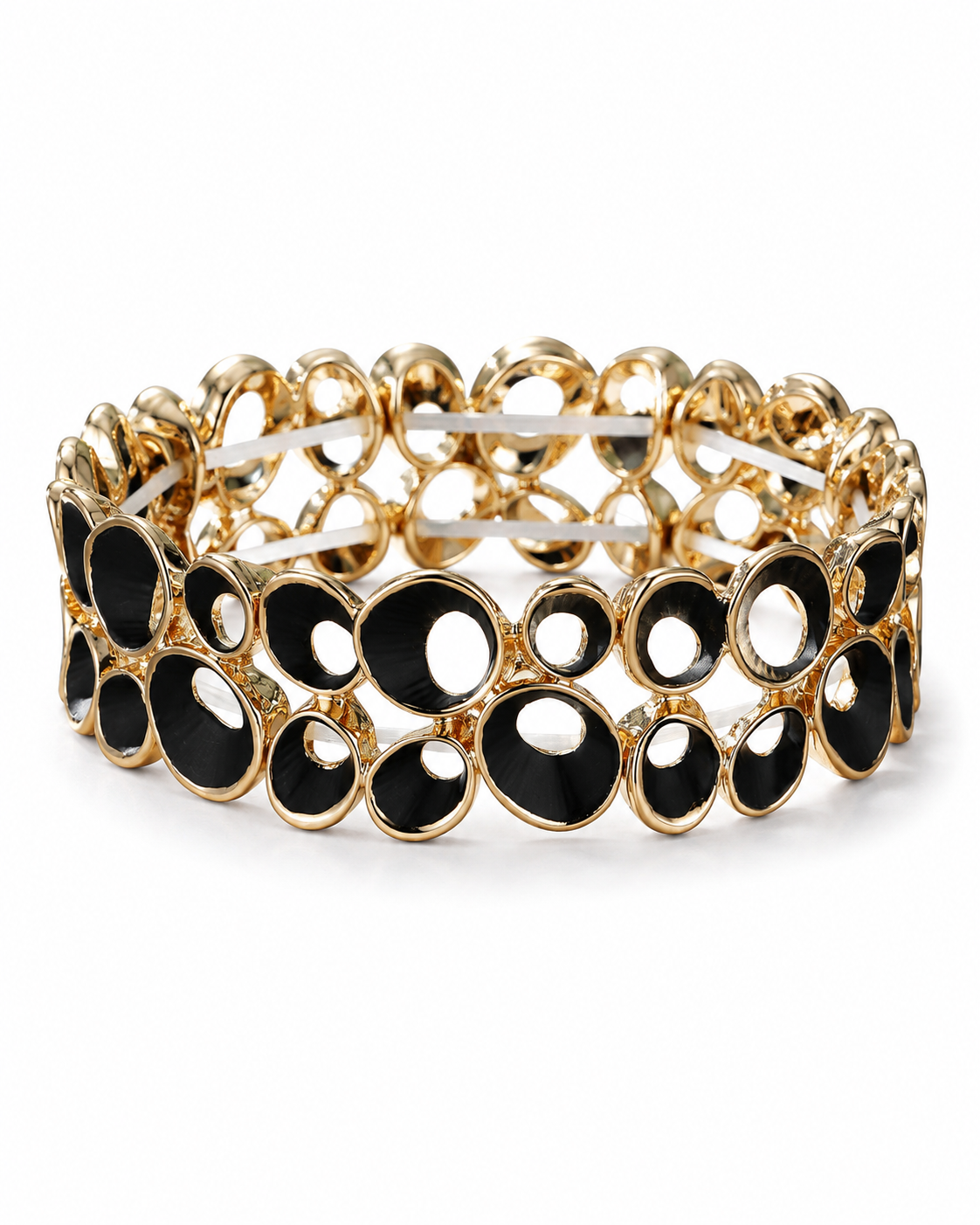 Hollow Circle Stretch Bracelet