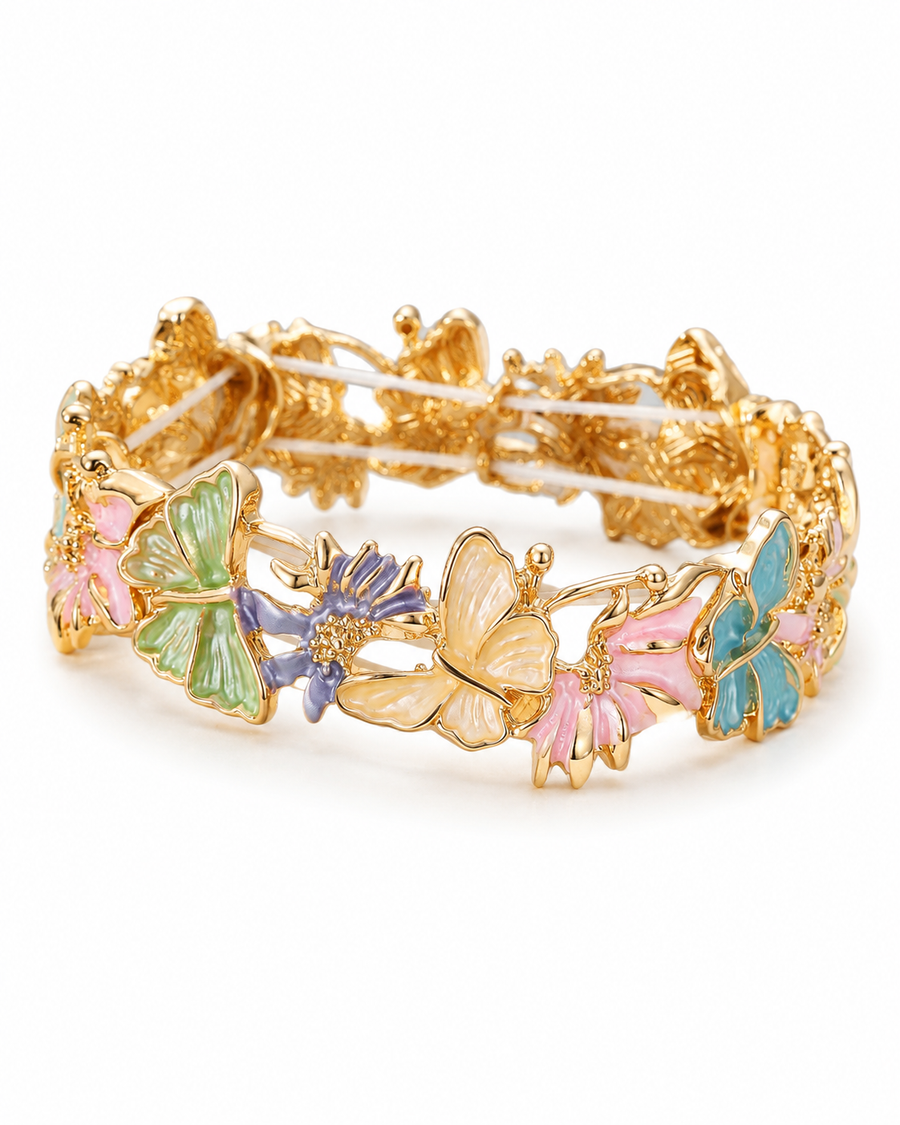 Butterfly Bloom Stretch Bracelet