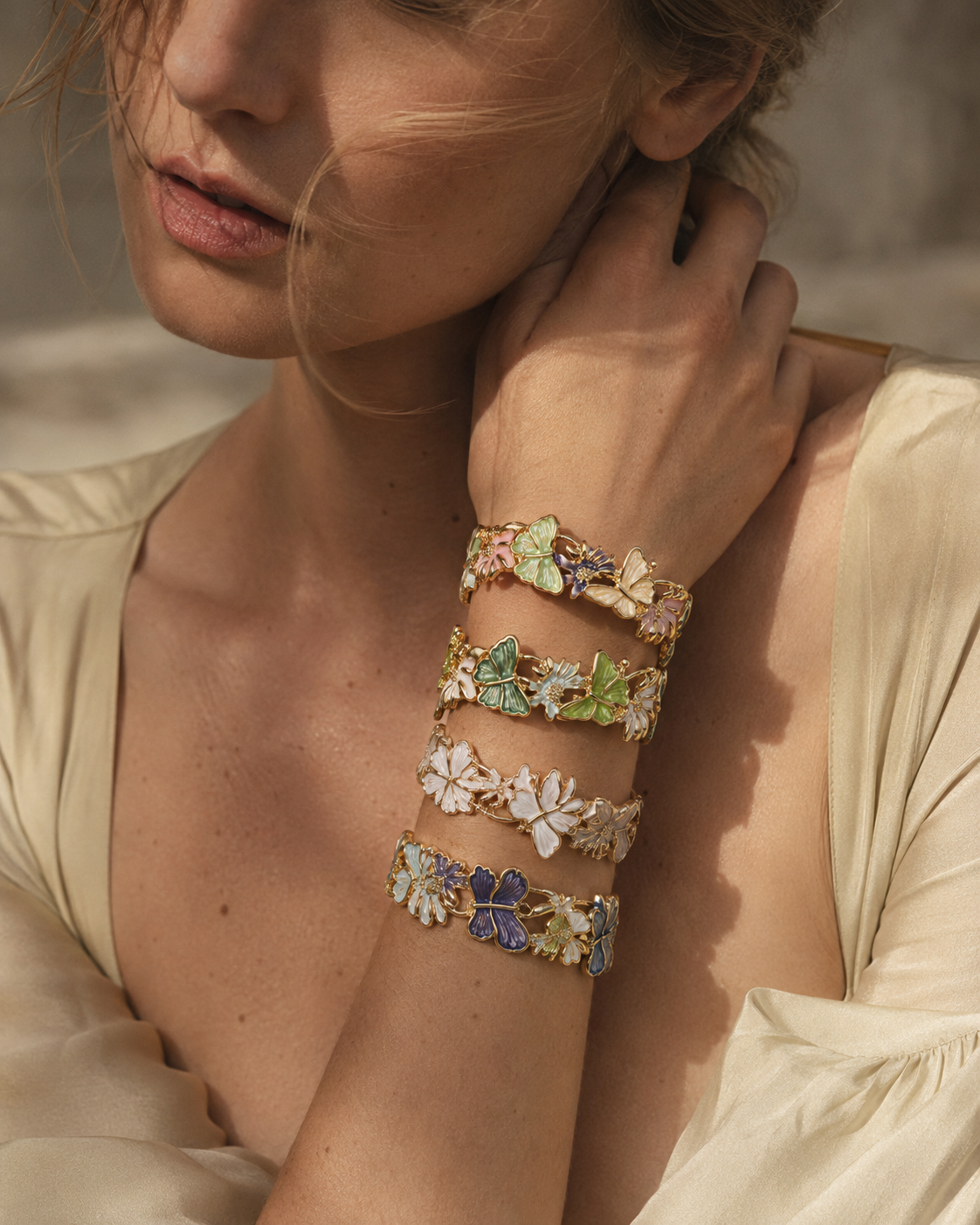 Butterfly Bloom Stretch Bracelet