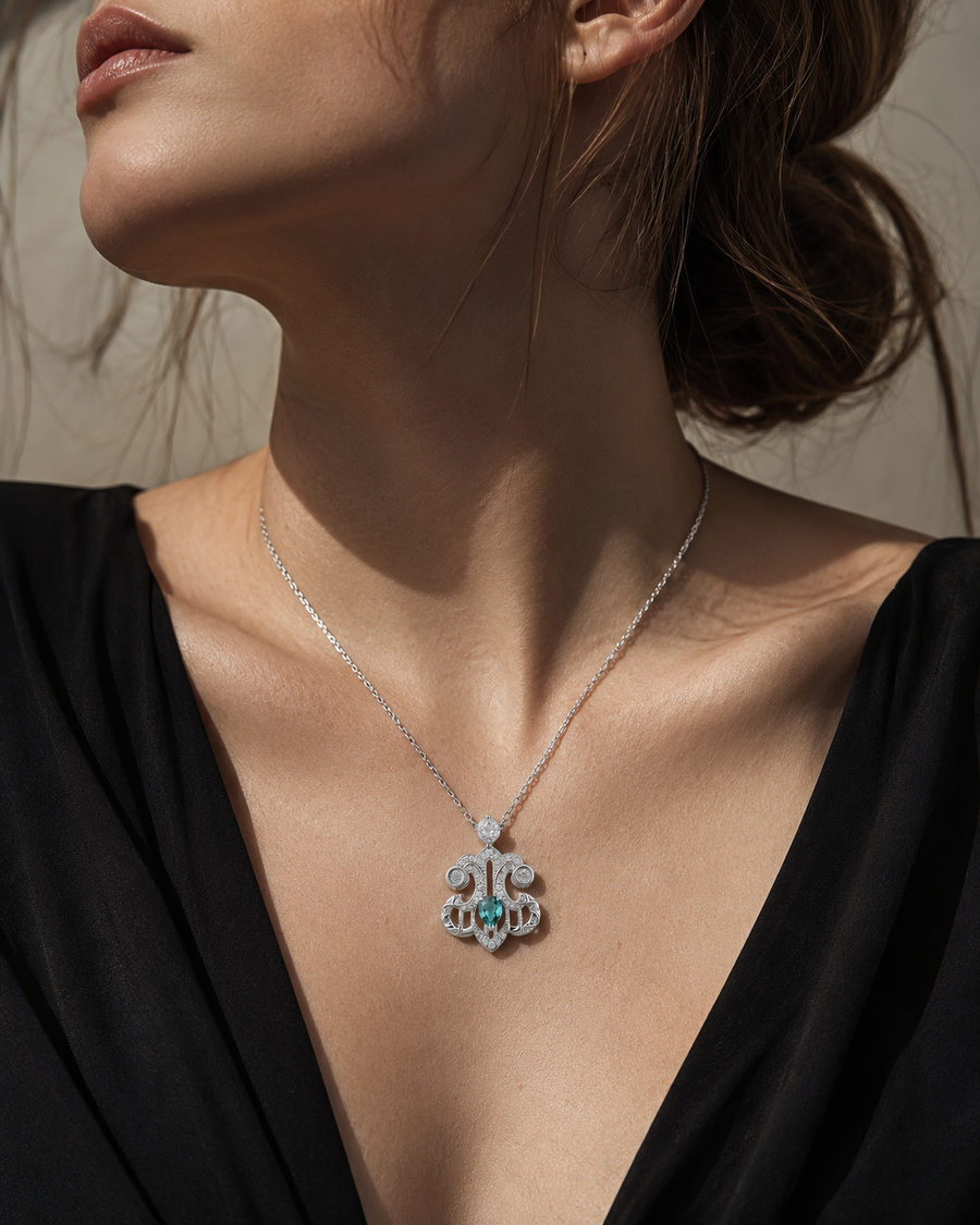 Iris Bloom Necklace