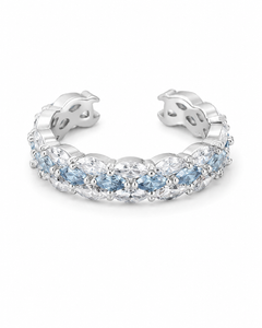 Aurora Baguette Open Ring