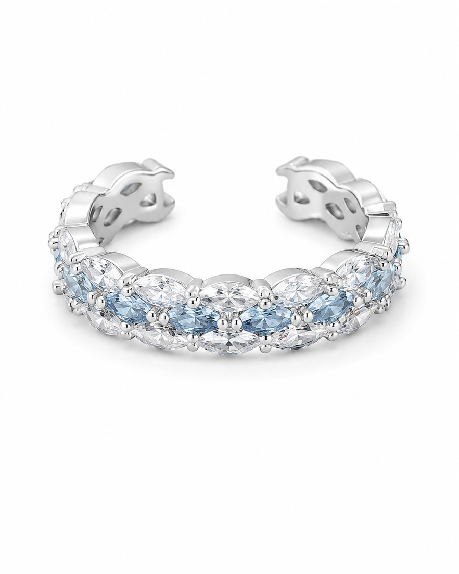 Aurora Baguette Open Ring
