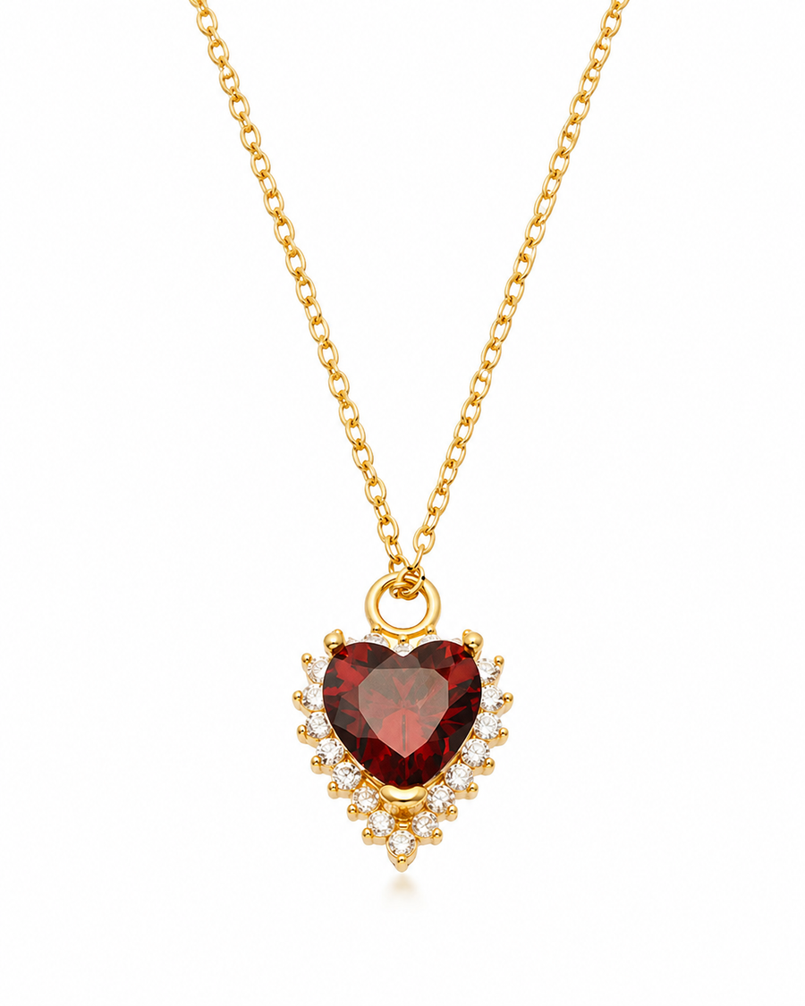 Crimson Heart Necklace