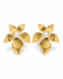 Fleur Sculptural Stud Earrings