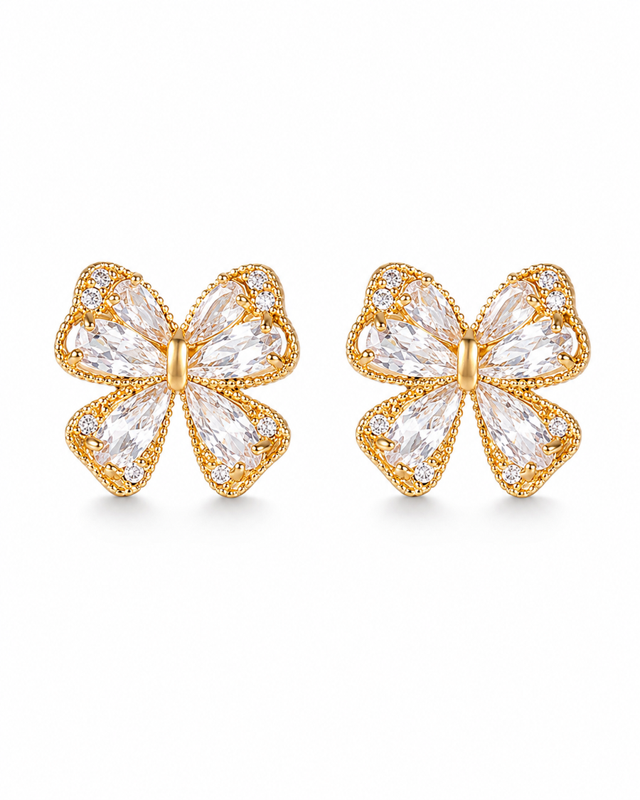 Lumière Butterfly Stud Earrings