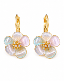 Opaline Bloom Drop Earrings