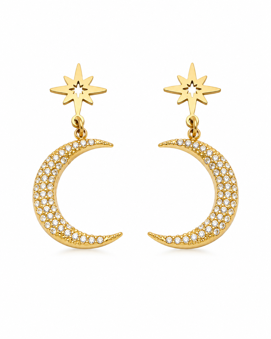 Moon & Star Jewelry Set