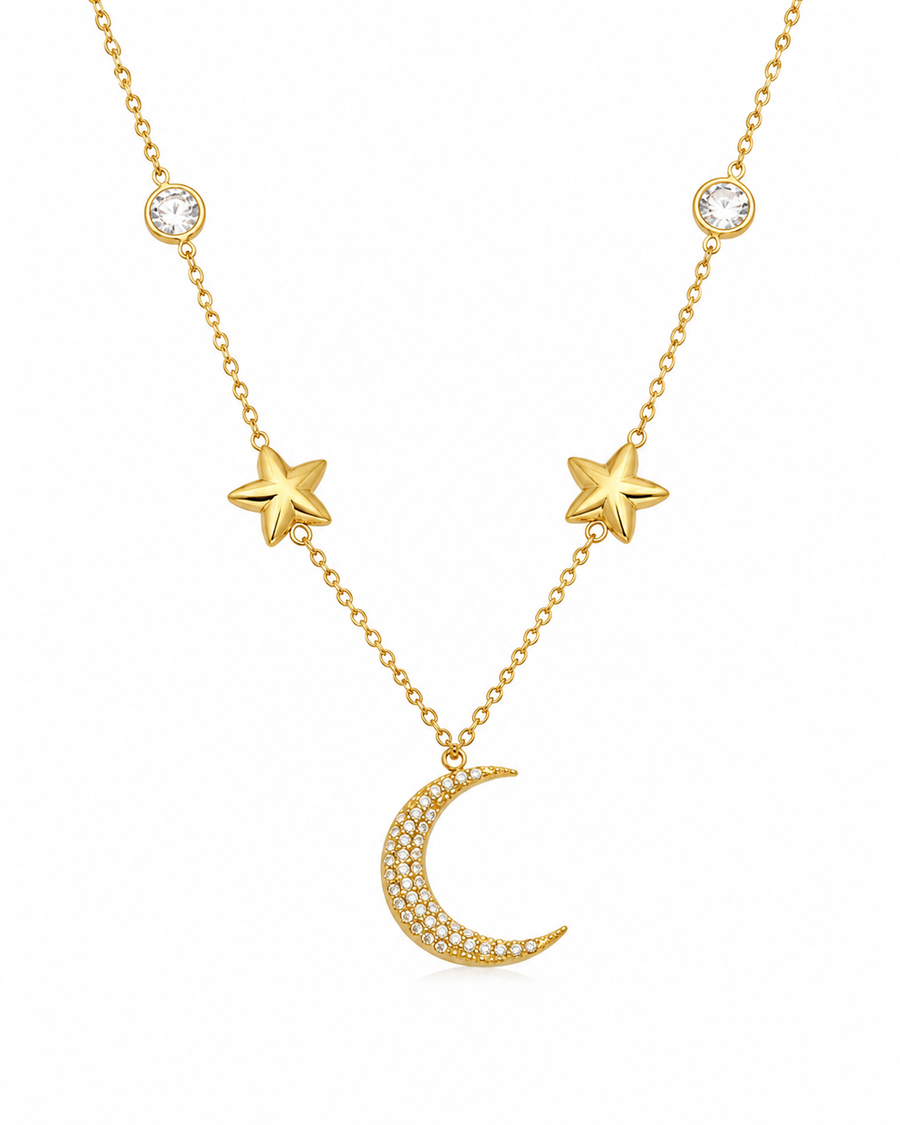 Moon & Star Jewelry Set