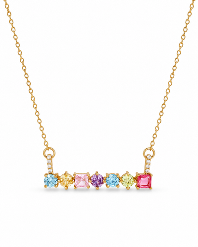 Aurora Zircon Necklace Series