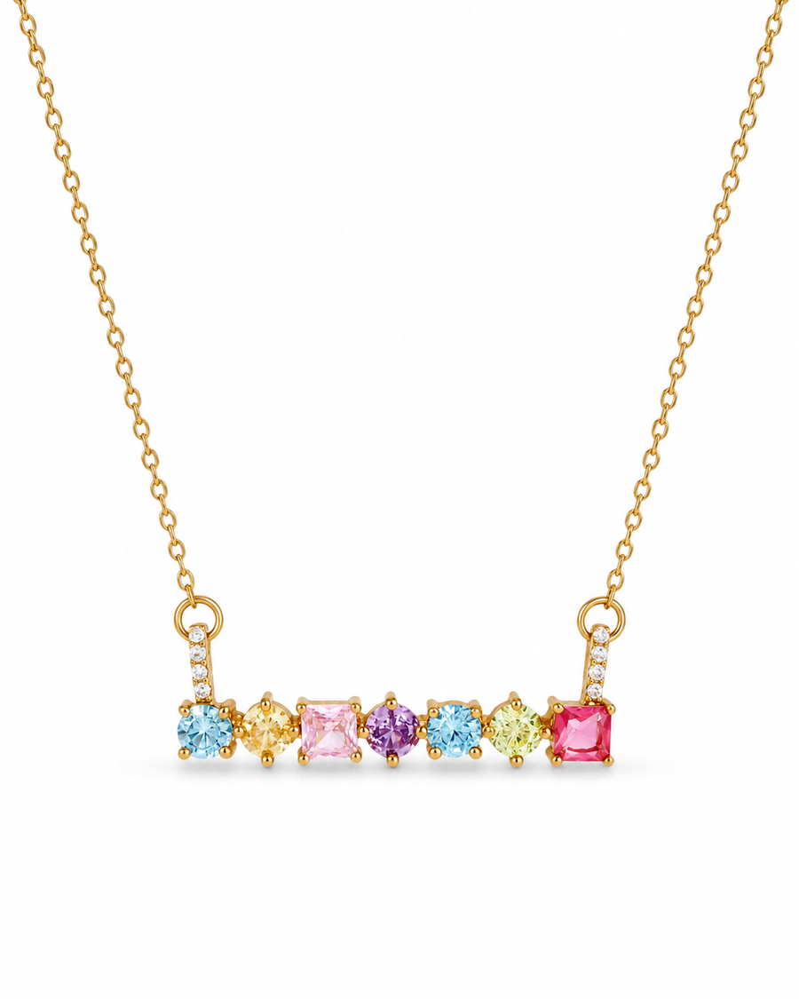 Aurora Zircon Necklace Series