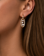 Liora Crystal Link Earrings