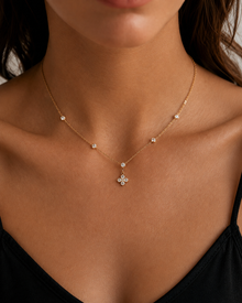 Celeste Crystal Drop Necklace