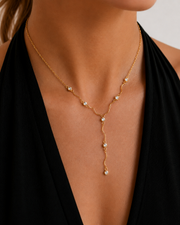 Liora Crystal Y Necklace additional view 3