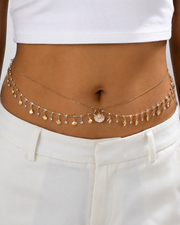 Shell Pearl Crystal Coastal Body Chain Series