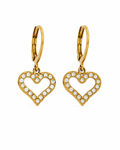 Amora Heart Drop Earrings