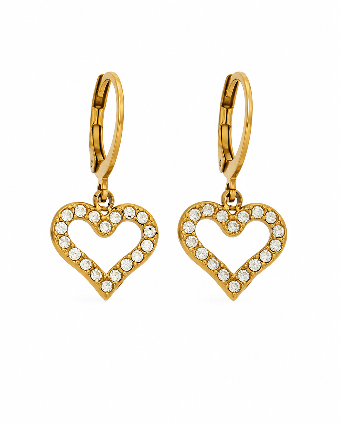 Amora Heart Drop Earrings